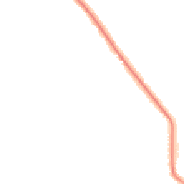 Night-time road noise heatmap for L35 0QF