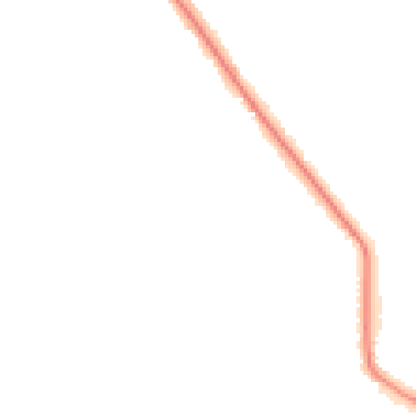 Night-time road noise heatmap for L35 0QN