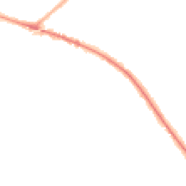 Night-time road noise heatmap for L35 0QY