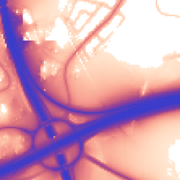 Daytime road noise heatmap for L35 1AD