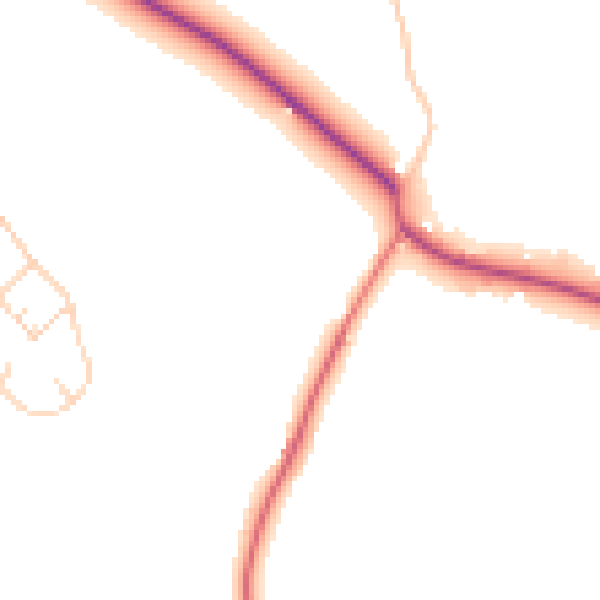 Daytime road noise heatmap for L35 1QB
