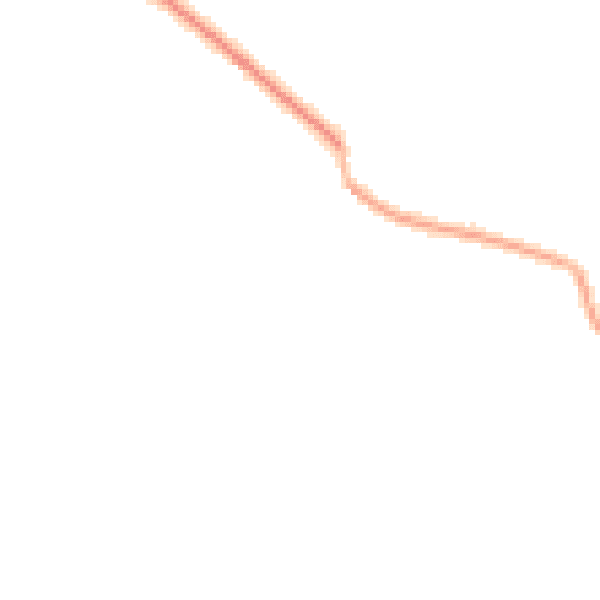 Night-time road noise heatmap for L35 1QH
