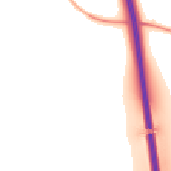 Night-time road noise heatmap for L35 1QN