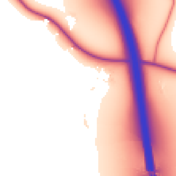Daytime road noise heatmap for L35 1QW