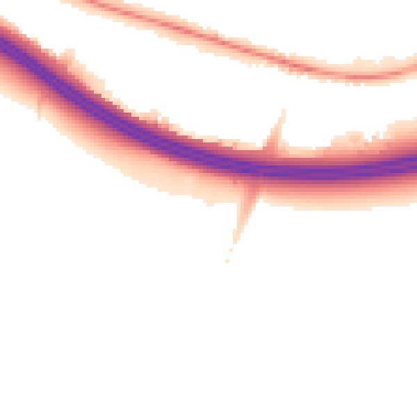 Night-time road noise heatmap for L35 1QX