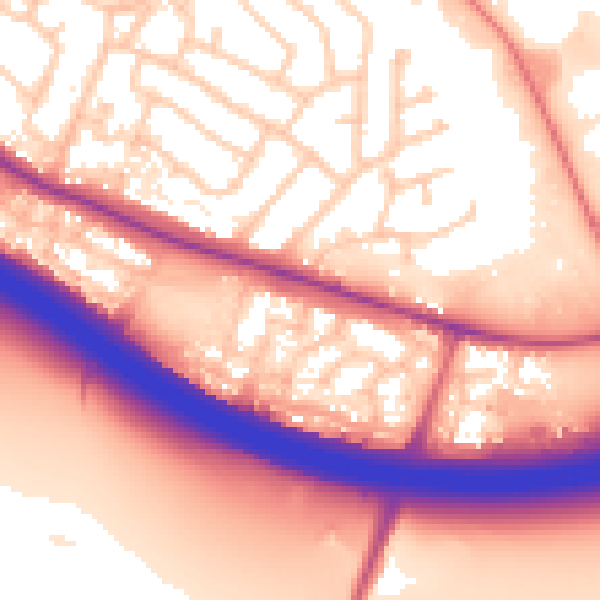 Daytime road noise heatmap for L35 1RJ