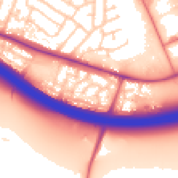 Daytime road noise heatmap for L35 1RL