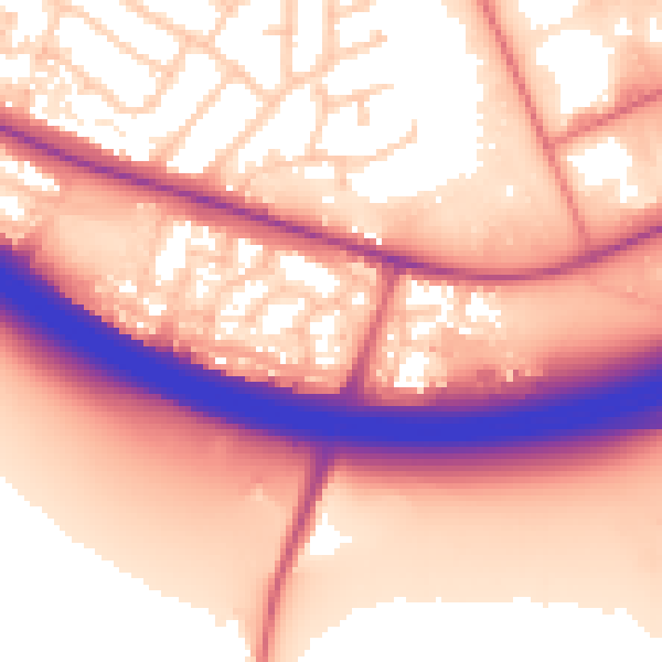 Daytime road noise heatmap for L35 1RN