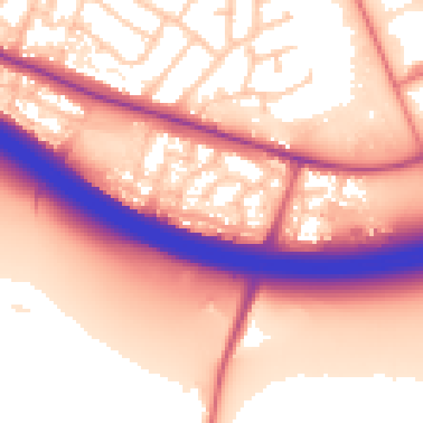 Daytime road noise heatmap for L35 1RP