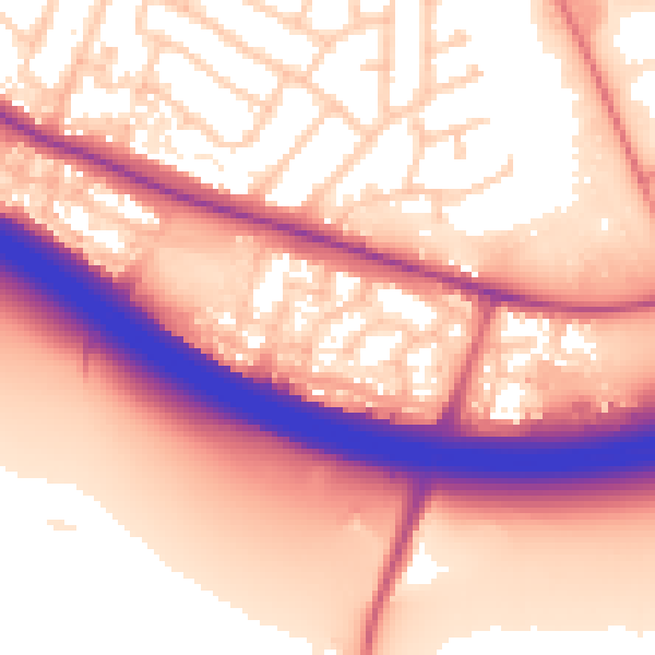 Daytime road noise heatmap for L35 1RR