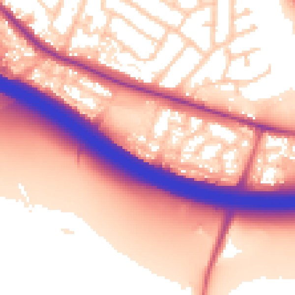 Daytime road noise heatmap for L35 1RU