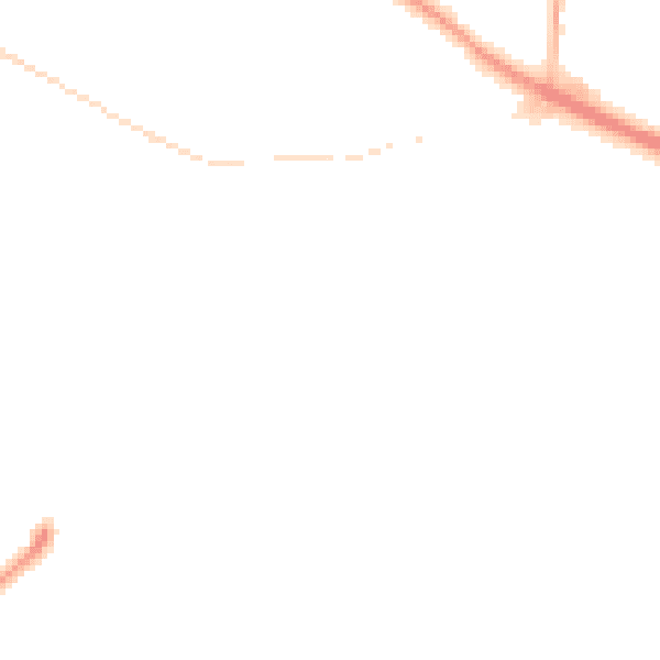 Night-time road noise heatmap for L35 2UR