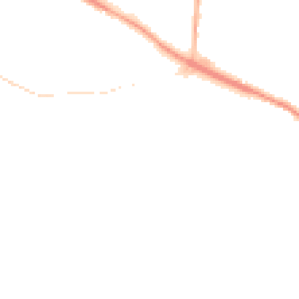 Night-time road noise heatmap for L35 2XP