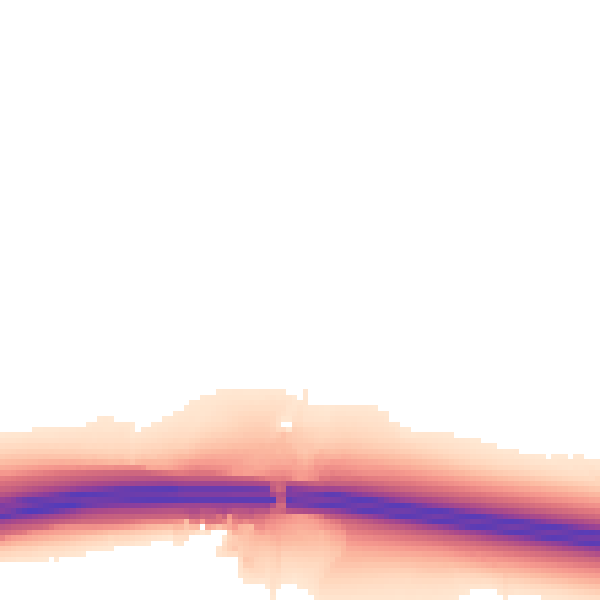 Night-time road noise heatmap for L35 3AE