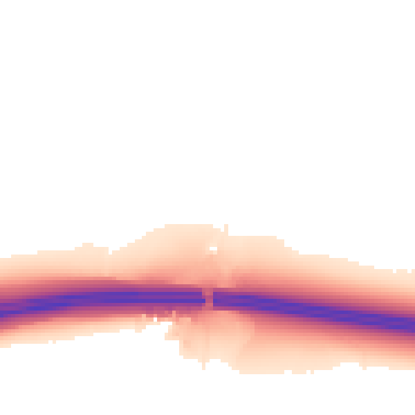 Night-time road noise heatmap for L35 3AW
