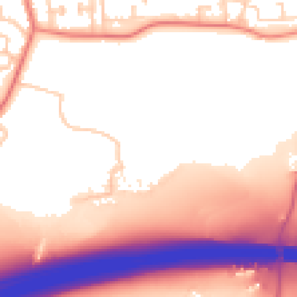 Daytime road noise heatmap for L35 3PU
