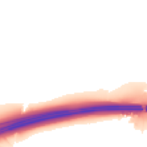 Night-time road noise heatmap for L35 3PX