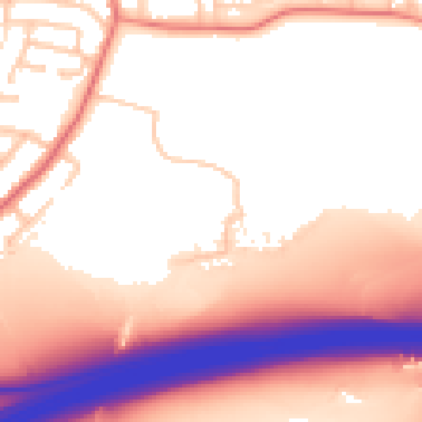 Daytime road noise heatmap for L35 3QA