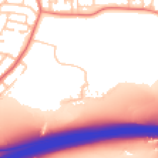 Daytime road noise heatmap for L35 3RJ