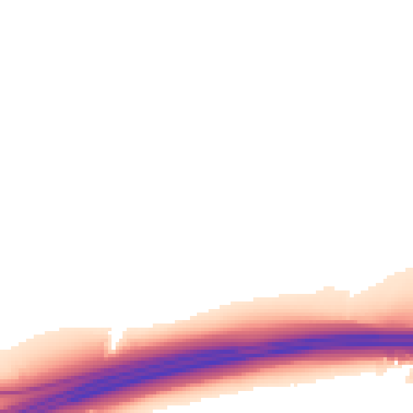 Night-time road noise heatmap for L35 3RJ