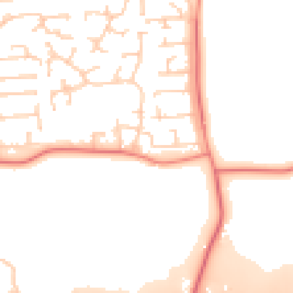 Daytime road noise heatmap for L35 3RS