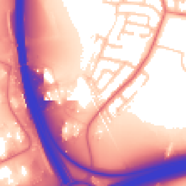 Daytime road noise heatmap for L35 3SH