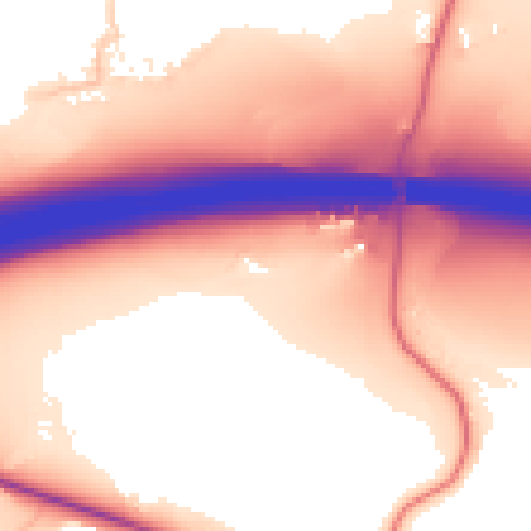 Daytime road noise heatmap for L35 3SU