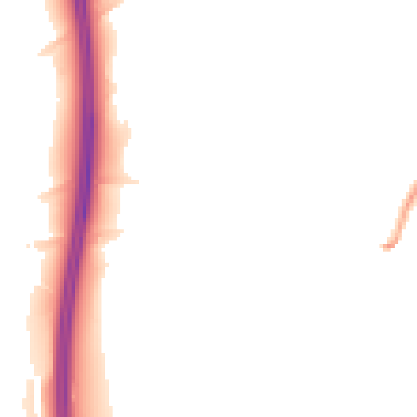 Night-time road noise heatmap for L35 3TJ