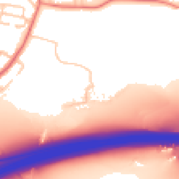 Daytime road noise heatmap for L35 3TL