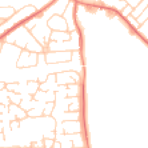 Daytime road noise heatmap for L35 3TR
