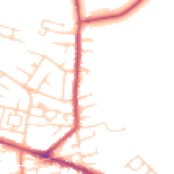Daytime road noise heatmap for L35 4AA