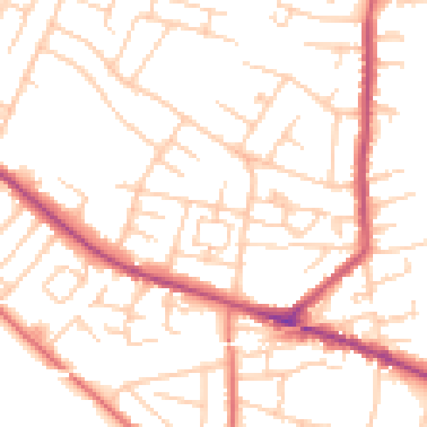 Daytime road noise heatmap for L35 4LN