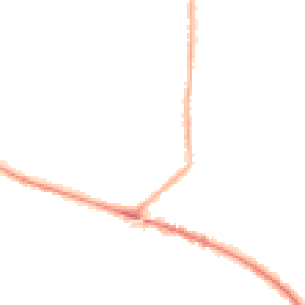 Night-time road noise heatmap for L35 4LX