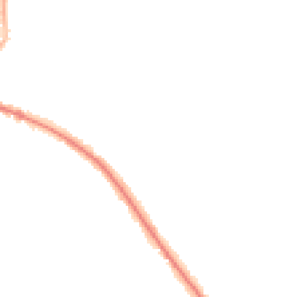 Night-time road noise heatmap for L35 4NS