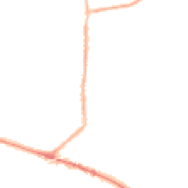 Night-time road noise heatmap for L35 4PP