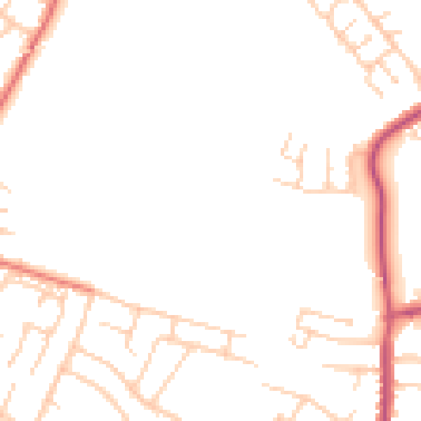 Daytime road noise heatmap for L35 4PW