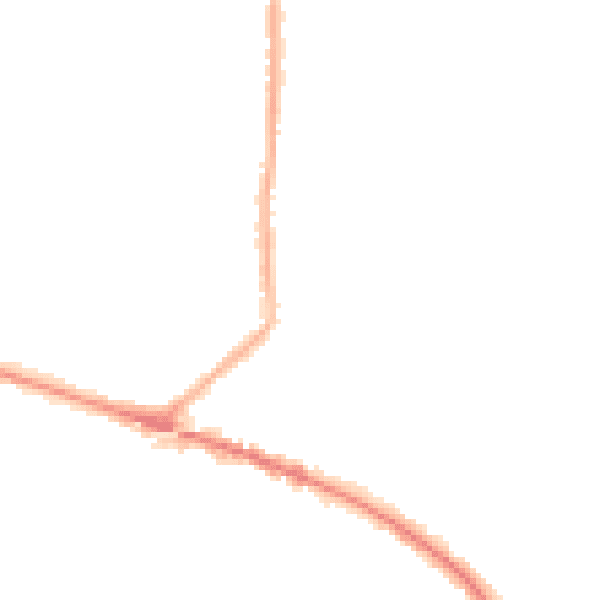 Night-time road noise heatmap for L35 4QW
