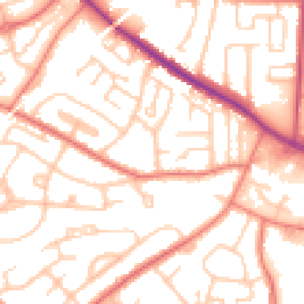 Daytime road noise heatmap for L35 5AX