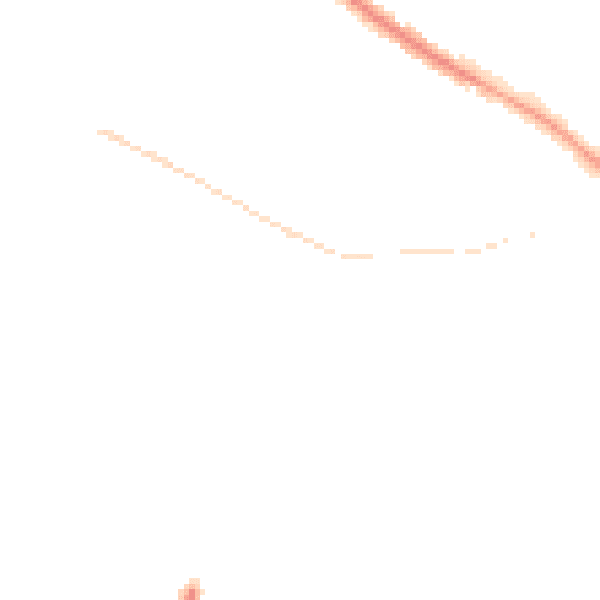 Night-time road noise heatmap for L35 5DA