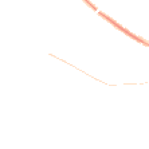 Night-time road noise heatmap for L35 5DH