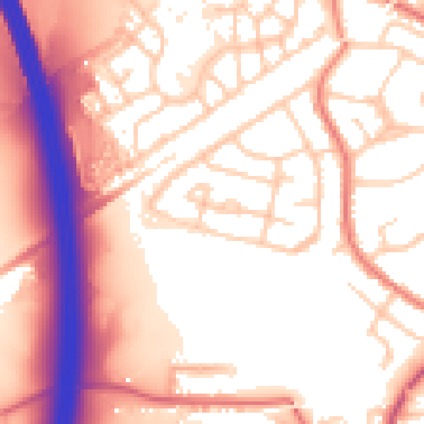 Daytime road noise heatmap for L35 5EY