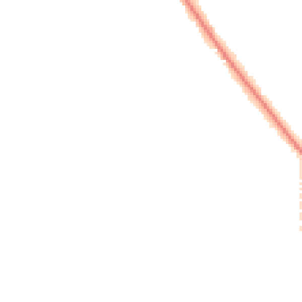 Night-time road noise heatmap for L35 6DD