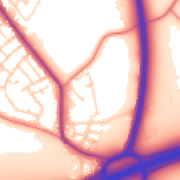 Daytime road noise heatmap for L35 6PD