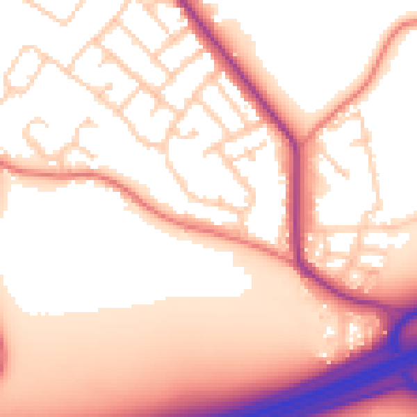 Daytime road noise heatmap for L35 6PH