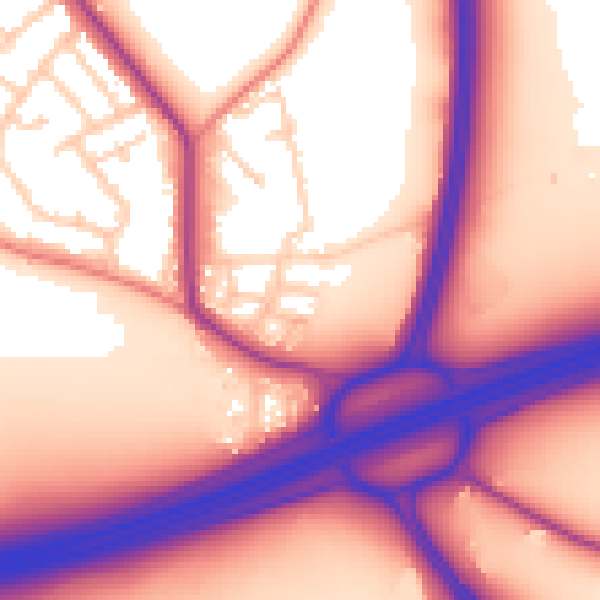 Daytime road noise heatmap for L35 6PN