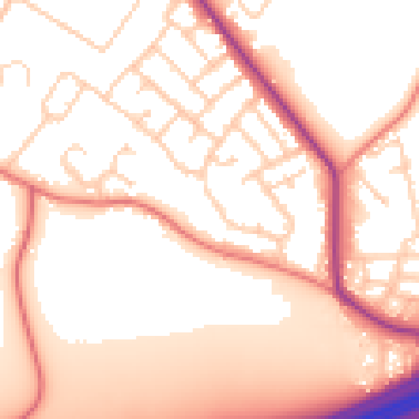 Daytime road noise heatmap for L35 6PP