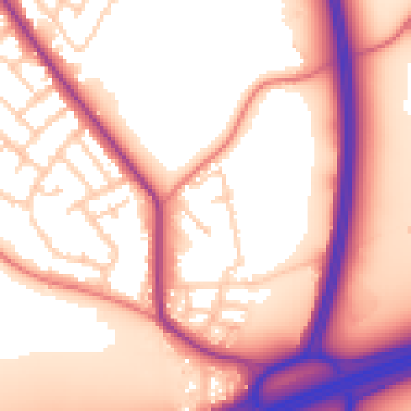 Daytime road noise heatmap for L35 6PQ