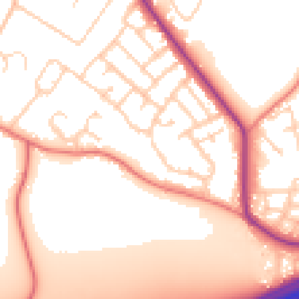 Daytime road noise heatmap for L35 6PR