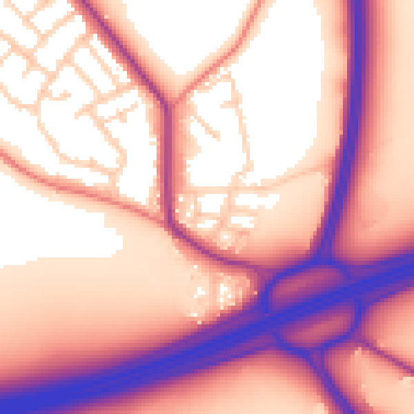 Daytime road noise heatmap for L35 6PT