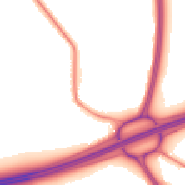 Night-time road noise heatmap for L35 6PT